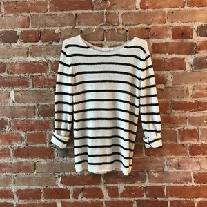 August Mist Striped Sweater - XS